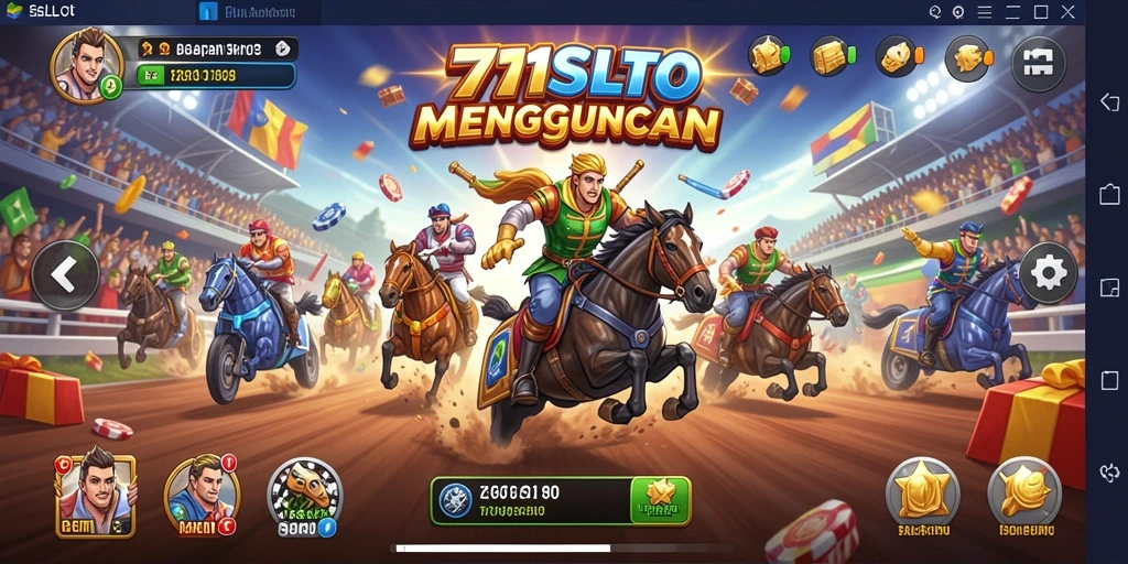 Tampilan utama gameplay Racing yang seru di 171SLOT.