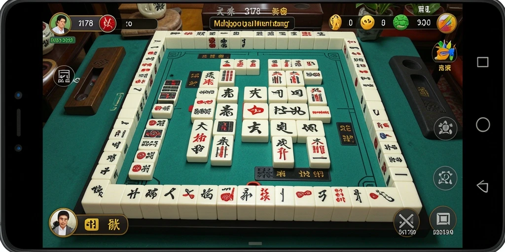 Tampilan gameplay Mahjong yang memukau di 3178.