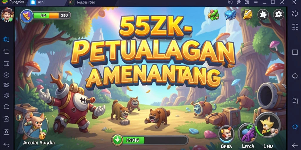 Tangkapan layar gameplay <strong>555ZK</strong> yang sangat seru dan menegangkan.
