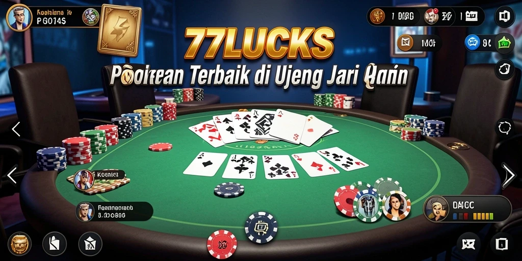 Tampilan gameplay mendebarkan di 77LUCKS dengan pemain aktif.
