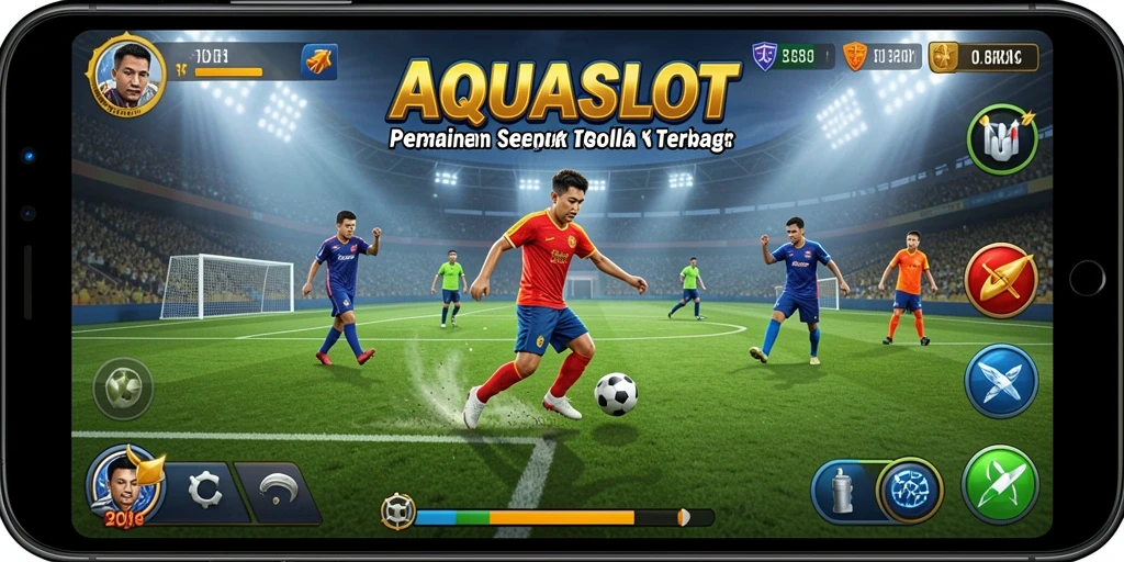 Tampilan gameplay AQUASLOT yang penuh aksi dan seru.
