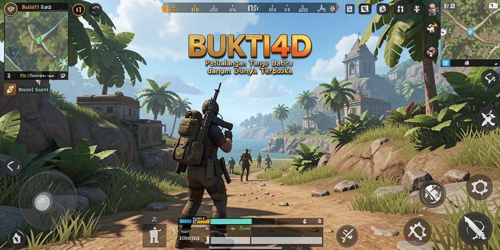 Tampilan gameplay menarik dari BUKTI4D dalam dunia terbuka.