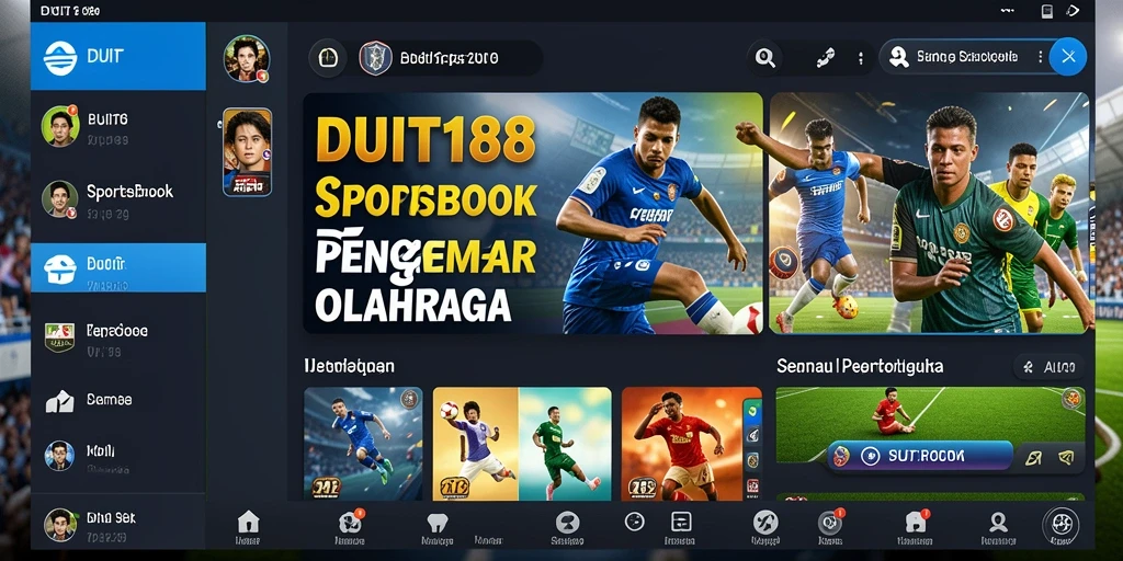 Screenshot utama DUIT188 menampilkan aksi taruhan olahraga yang seru.