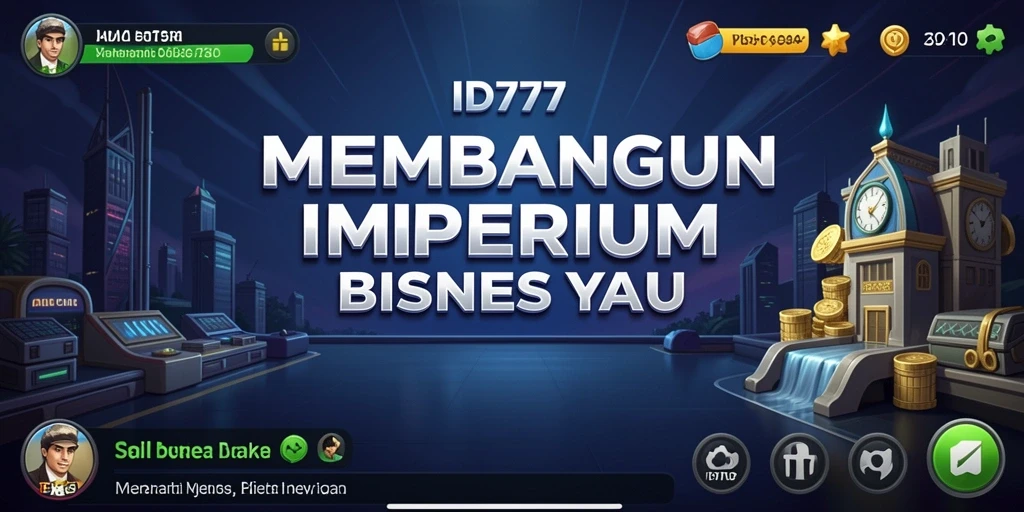 Screenshot gameplay ID777 menampilkan momen mendebarkan dalam membangun bisnis.