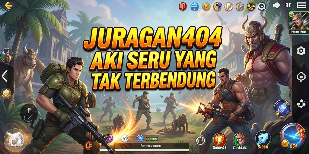 Screenshot gameplay JURAGAN404 yang menampilkan aksi menegangkan.