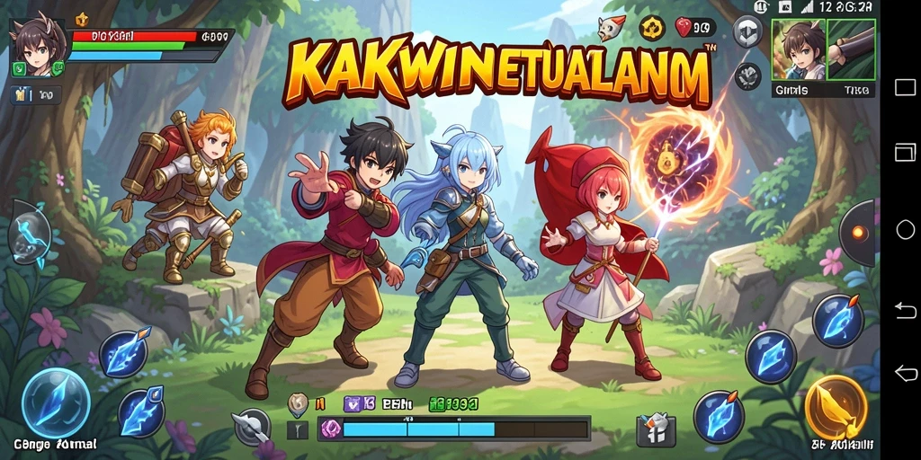 Tampilan menarik dari gameplay KAKWIN yang penuh aksi.