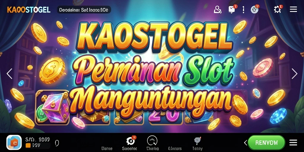 Screenshot gameplay KAOSTOGEL yang menampilkan momen seru permainan slot.