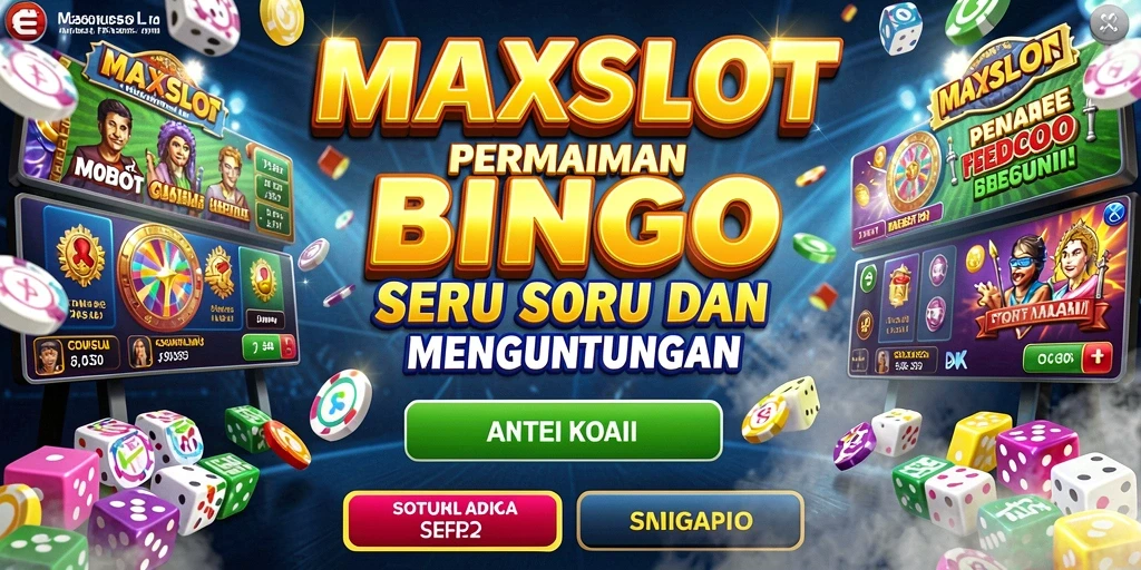 Screenshot gameplay Bingo dengan tampilan menarik dari MAXSLOT.