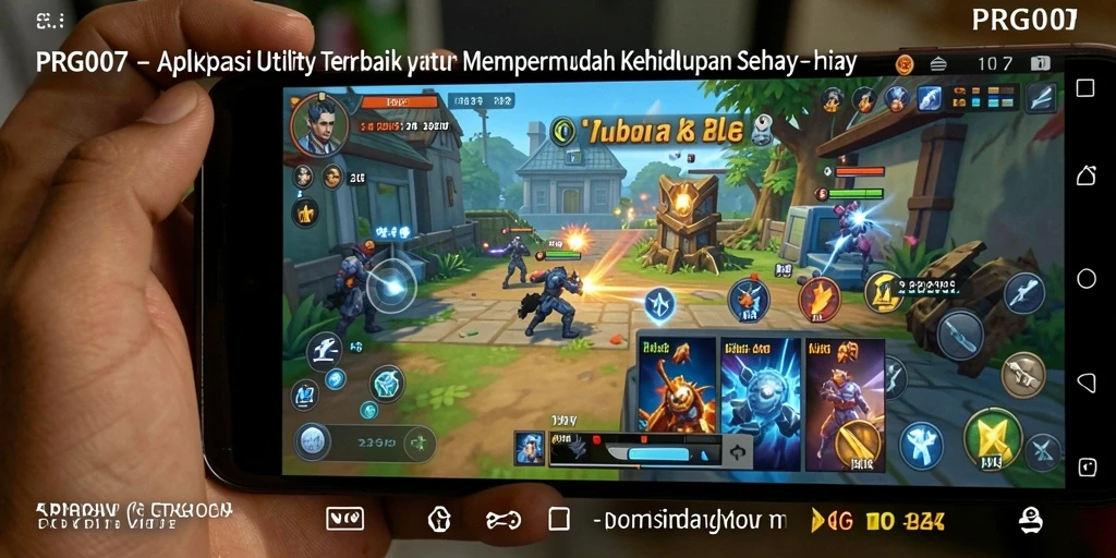 Tampilan utama PRG007 dengan fitur-fitur Utility yang mengesankan.