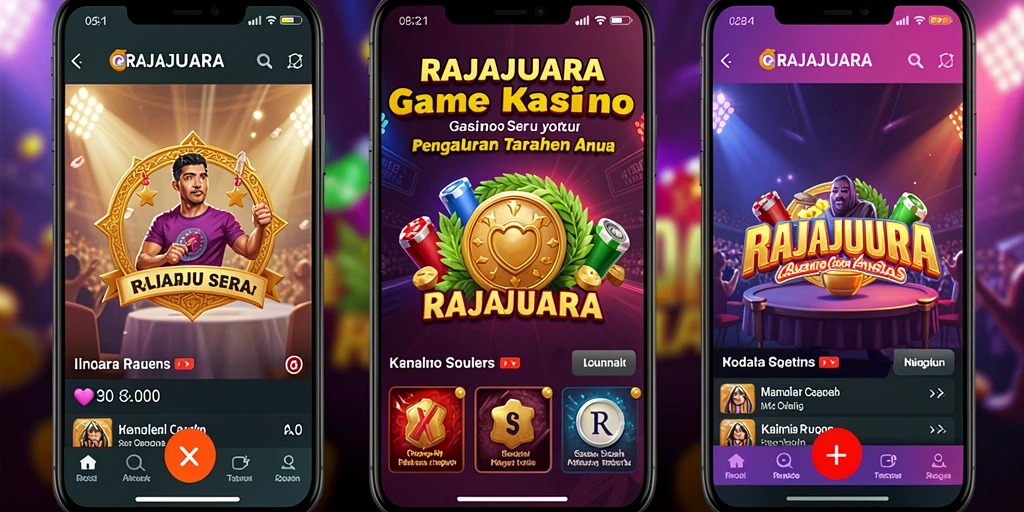 Tampilan gameplay menarik dari RAJAJUARA dengan elemen Kasino.