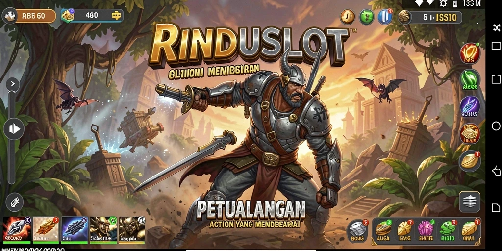Screenshot gameplay RINDUSLOT yang penuh aksi dan adrenaline.
