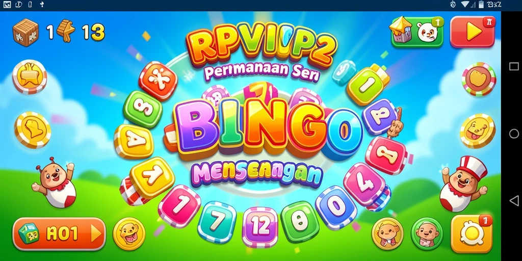Screenshot RPVIP2 menampilkan pemain bersenang-senang dalam permainan Bingo.