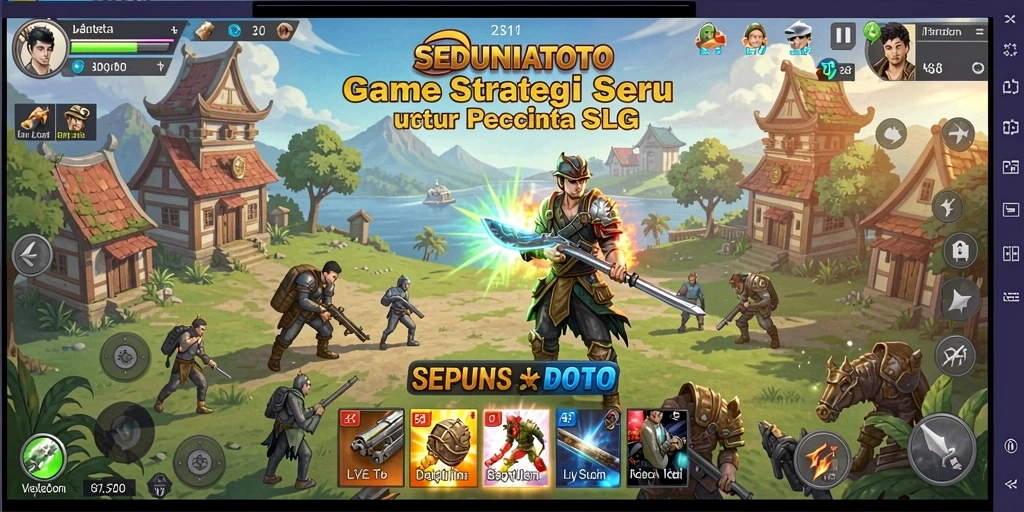 Tampilan gameplay SEDUNIATOTO yang telah menawan.