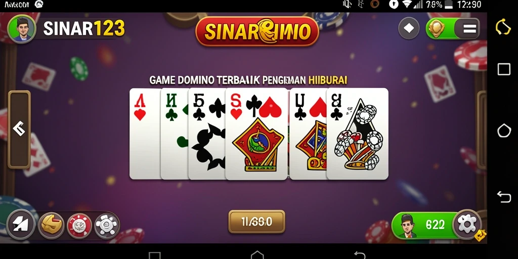 Screenshot gameplay SINAR123 yang menunjukkan aksi seru dalam permainan Domino.