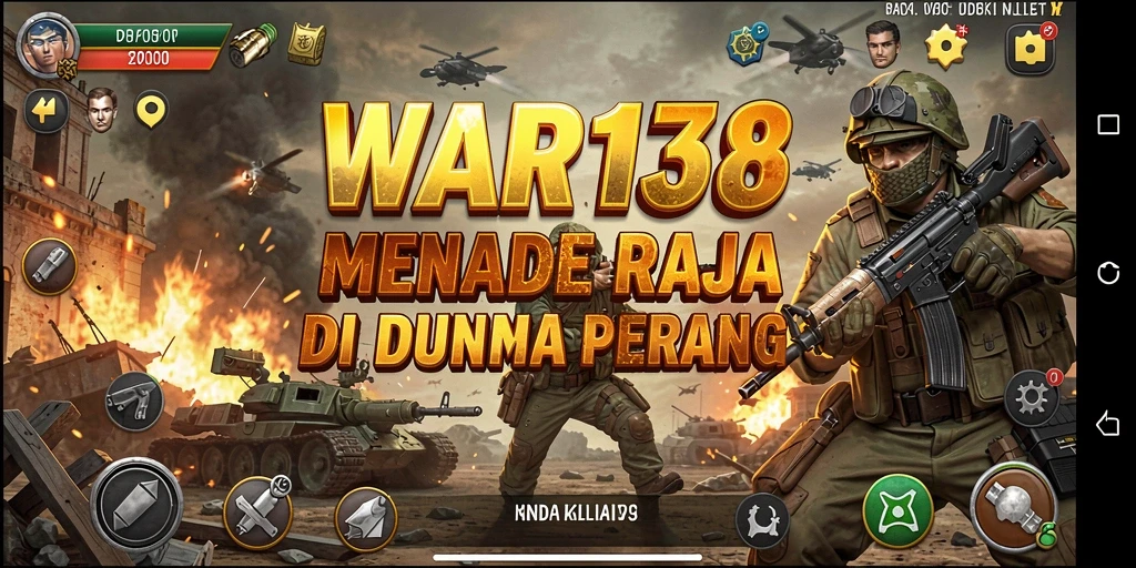 Tampilan gameplay yang menarik dalam WAR138 menunjukkan peperangan dan pembangunan kerajaan.